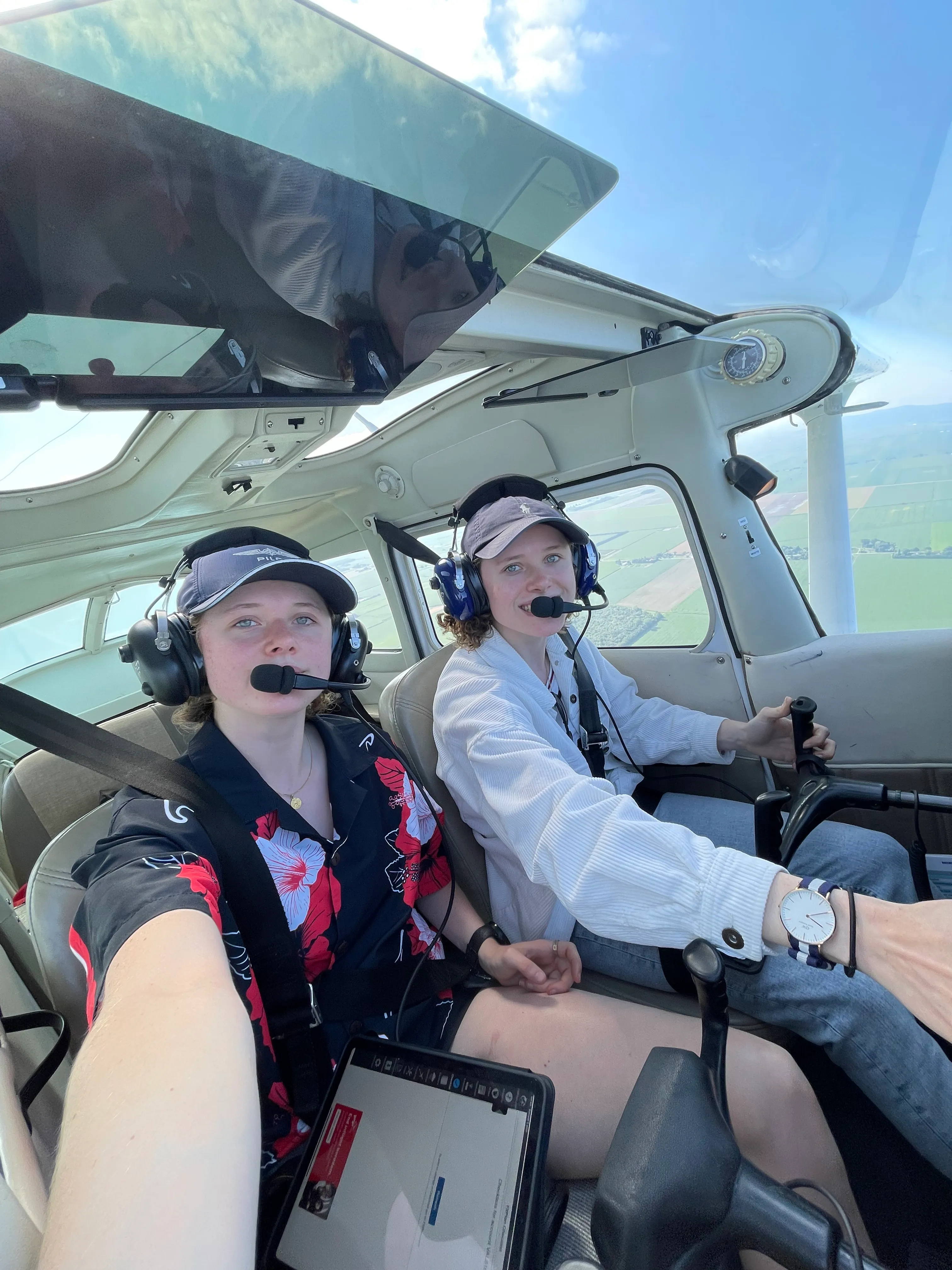 pilots in a cessna