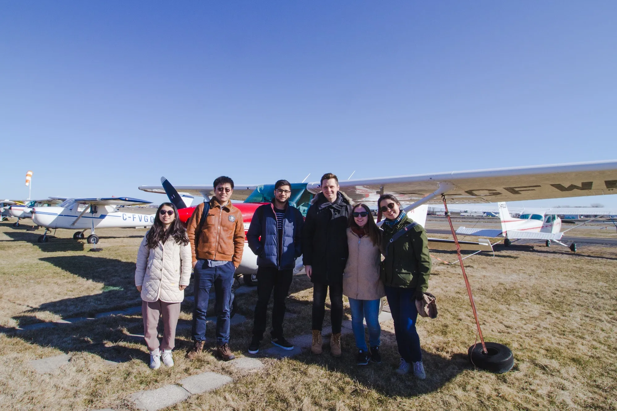 Flight Training - In front of the Plane